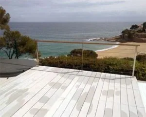 Pool decking beside a Costa del Sol swimming pool