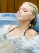 Relaxing in a Hot Tub