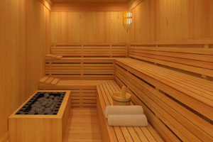 large sauna